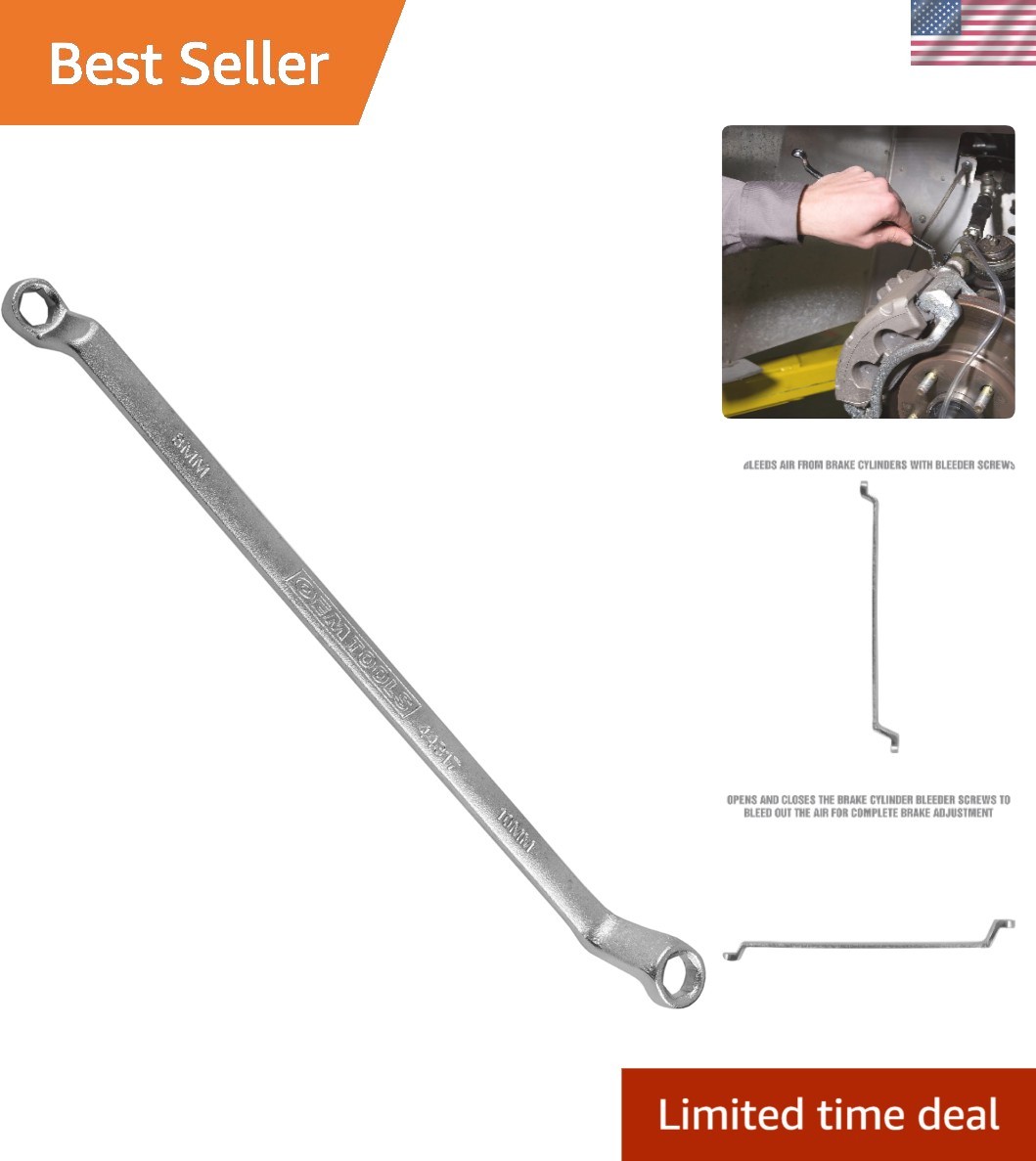 S2 Steel Brake Bleeder Wrench for 8mm & 10mm Screws – Precision Maintenance Tool