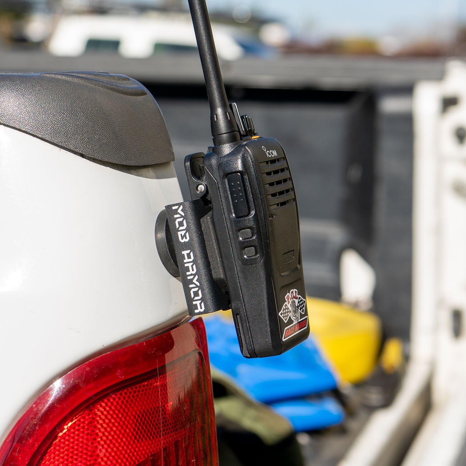 Mob Armor RAD Mount Magnetic Handheld Radio Mount System, Black #MOB-RAD-HH