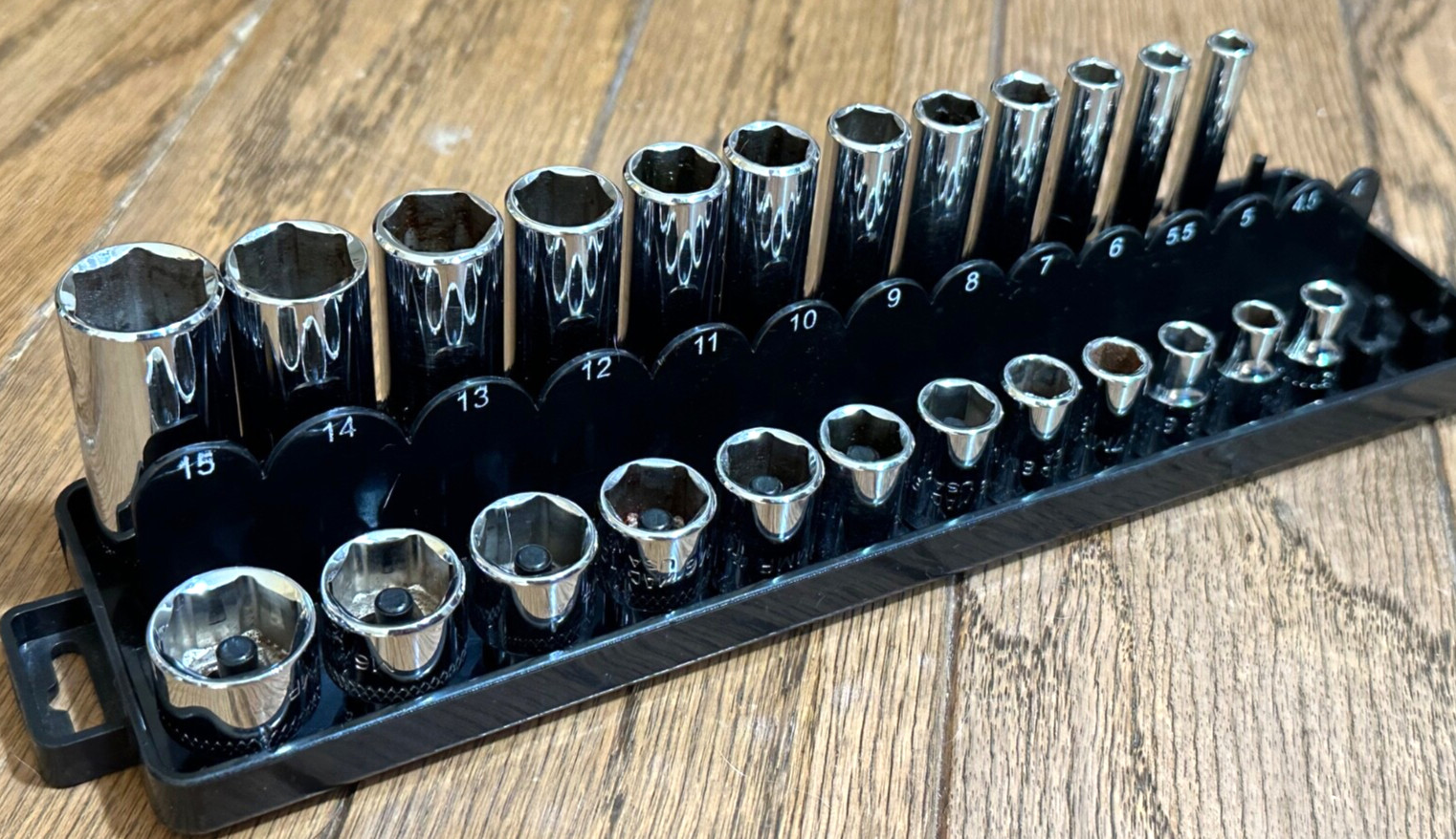 🇺🇸 MAC Tools USA 1/4″ Drive METRIC 5mm – 15mm Socket Set Shallow Deep 6PT Lot