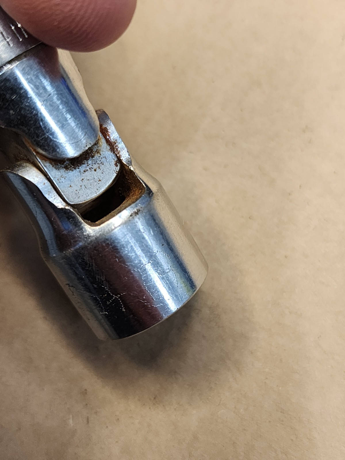 USED SNAP ON 14MM 3/8 IN. DR. UNIVERSAL 12 PT. SOCKET, PART #FU14M