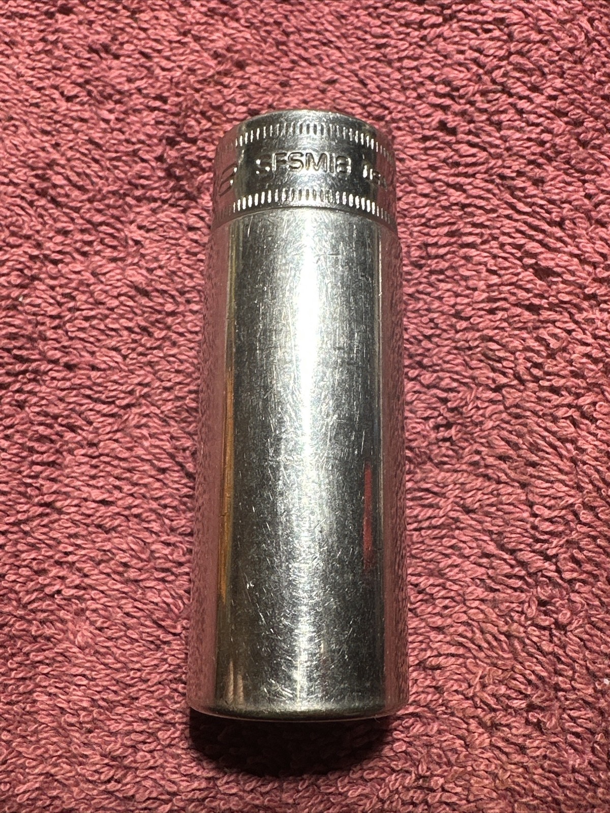 Snap On SFSM18 3/8 Inch Drive 18mm 6 Point Deep Socket Nice!