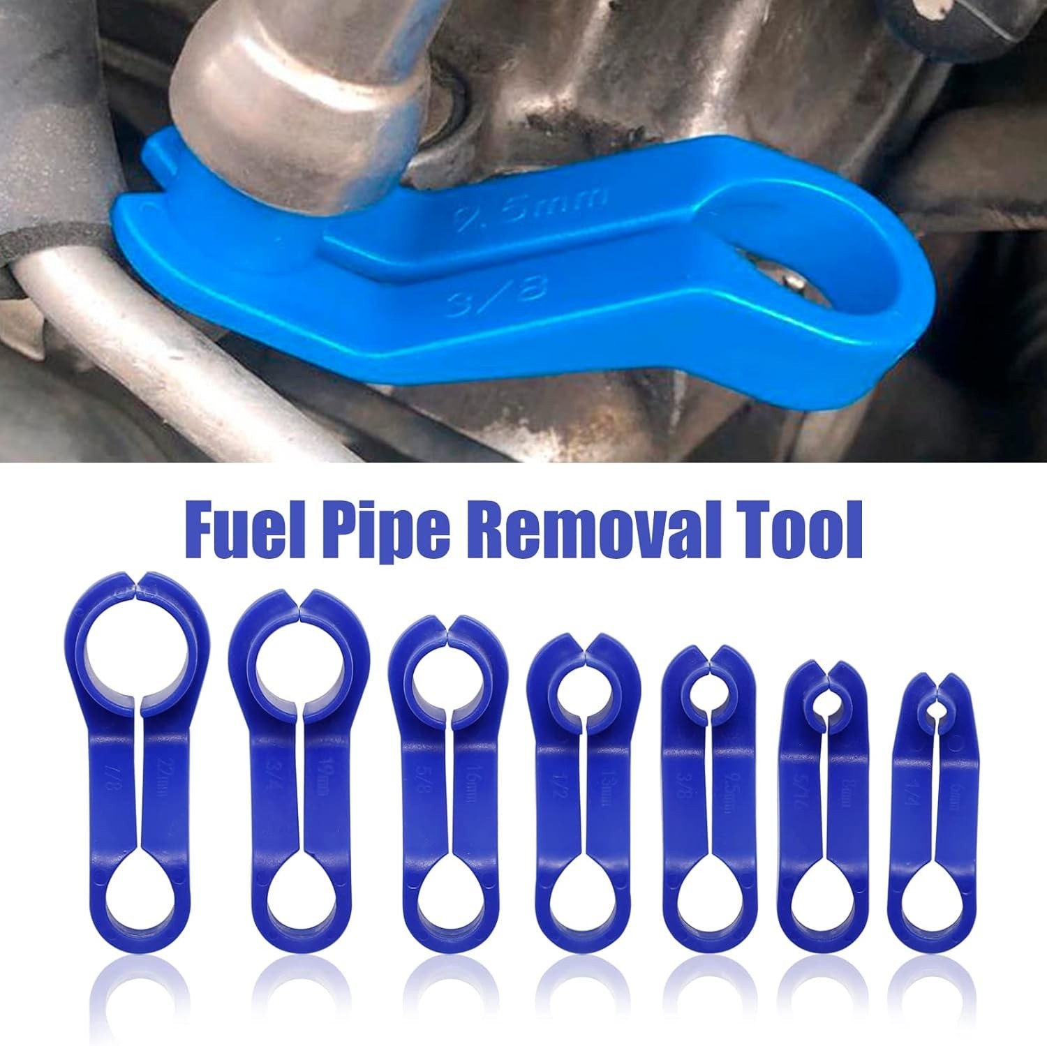 Versatile Fuel Line Disconnect Tool Set – 7 Sizes for All Major Vehicle Brands