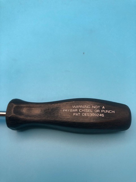 Snap On Tools Black Hard Grip Tire Valve Core Tool TR107A USA