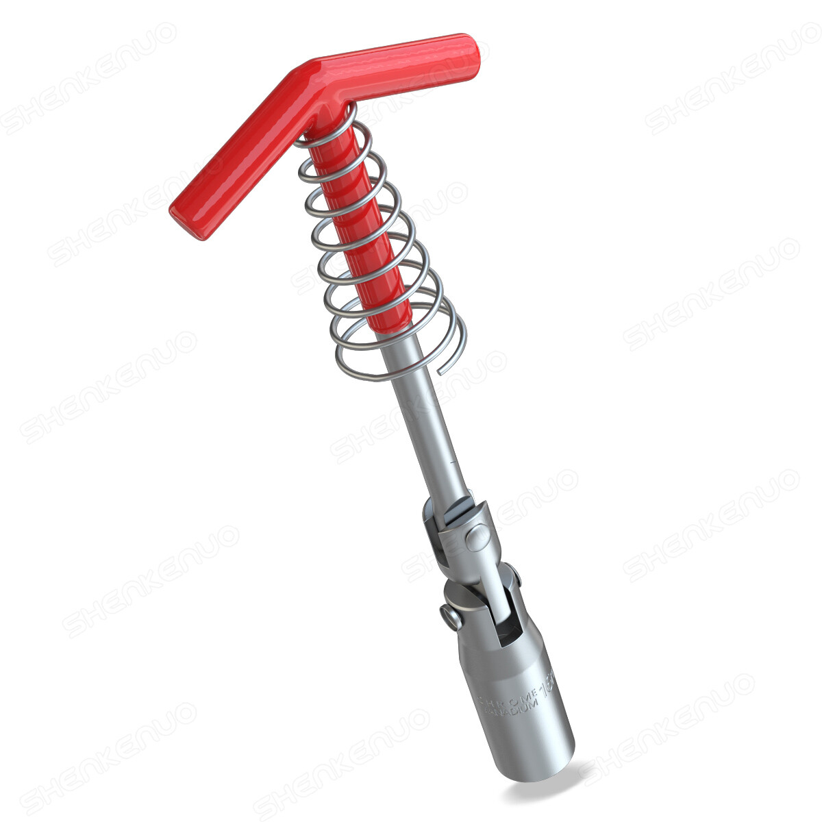 1x Car Spark Plug Remover Installer 16mm T-Handle Flexible Spanner Socket Wrench
