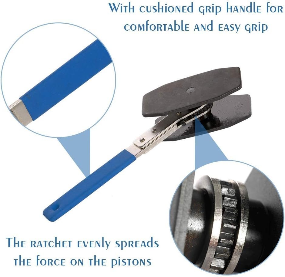 Car Ratchet Brake Piston Wrench Spreader Caliper Pad Install Tool Press Ratchets