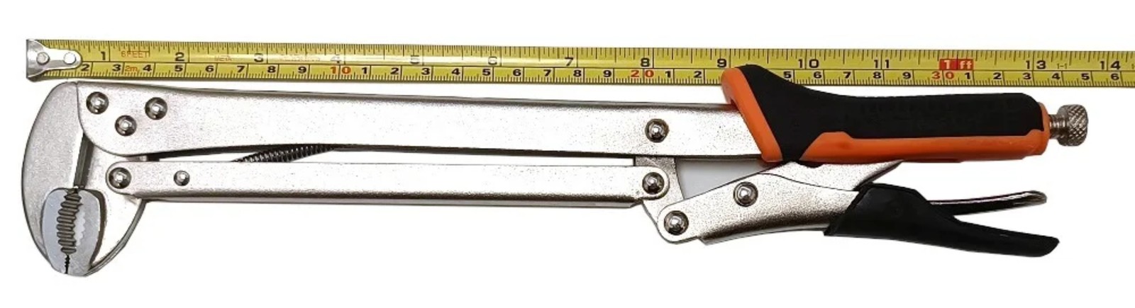 13.5 Inch Extra Long Reach Vise-Grip Locking Pliers with TPR Handle 90° Tools