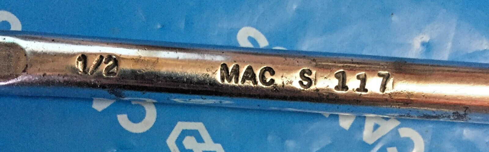 Mac Tool S117 SAE 1/2″ Chrome Brake Wheel Cylinder Wrench 6.5″L USA Good 8/10