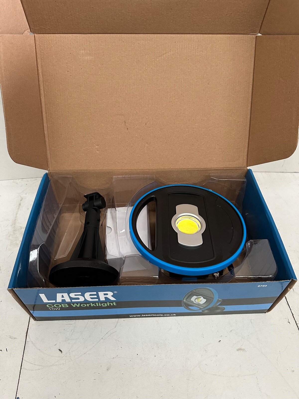 Laser 6760 COB Worklight 15w FREE UK NEXT DAY DELIVERY VAT INCLUSIVE
