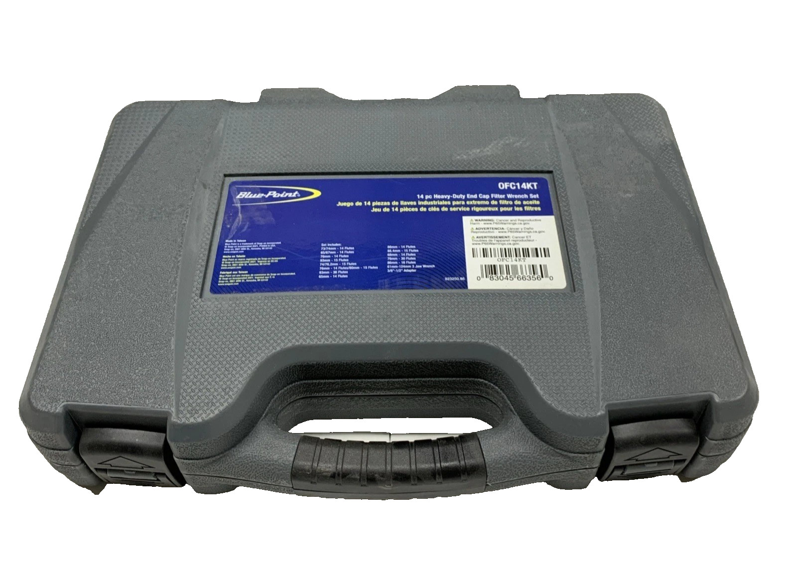 New Blue-Point by Snap-on™ 14 pc Heavy-Duty End Cap Filter Wrench Set OFC14KT