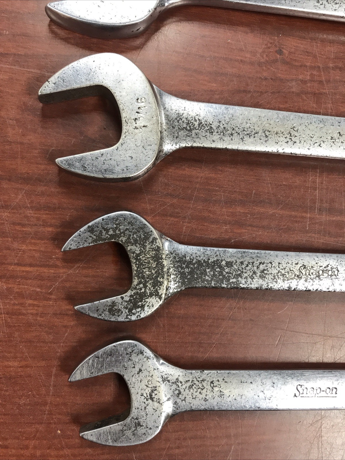 5 Snap-on OEX (300, 280, 260, 220, 200) Stuby SAE Combination Wrenches