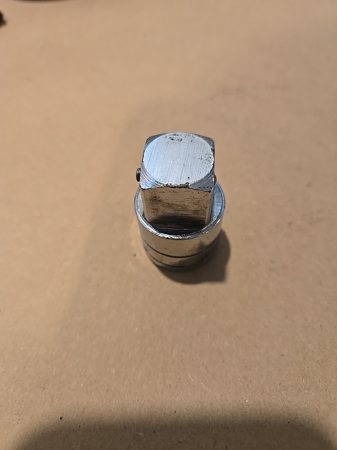 Snap On 1/2″ F To 3/4″ M Drive Chrome Locking Button Adaptor Socket USA LA12