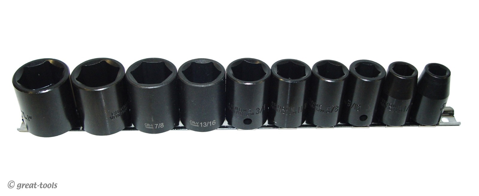 IMPACT SOCKET SET, 1/2” Drive, Standard, Shallow Sockets – sae sockets