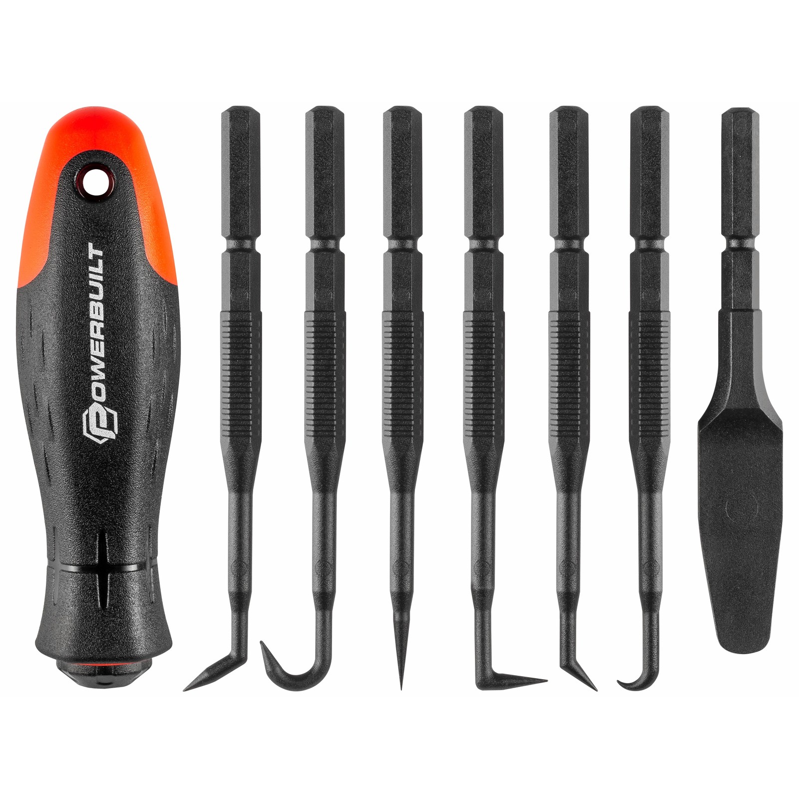 Powerbuilt Interchangeable O-Ring Hook and Pick Set – 643063ECE