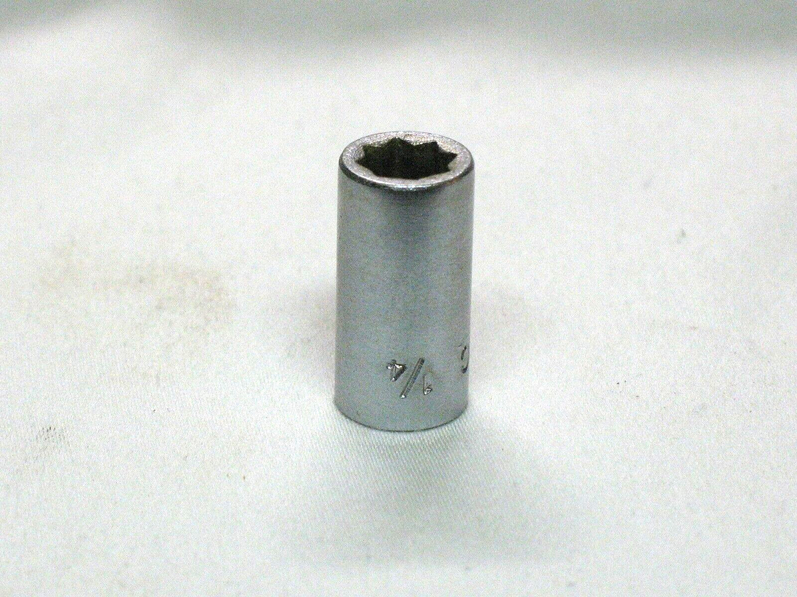 Mac Tools M1 1/4″ 8 Point / Double Square 1/4″ Drive Shallow Chrome Socket