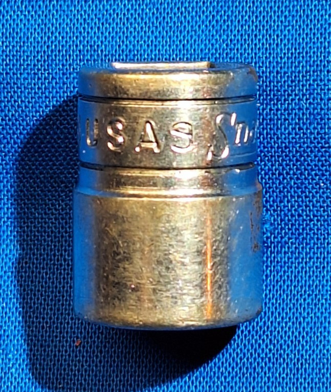 1959 Old Logo Snap-On F-161 3/8″ drive 1/2″ shallow 12 point socket