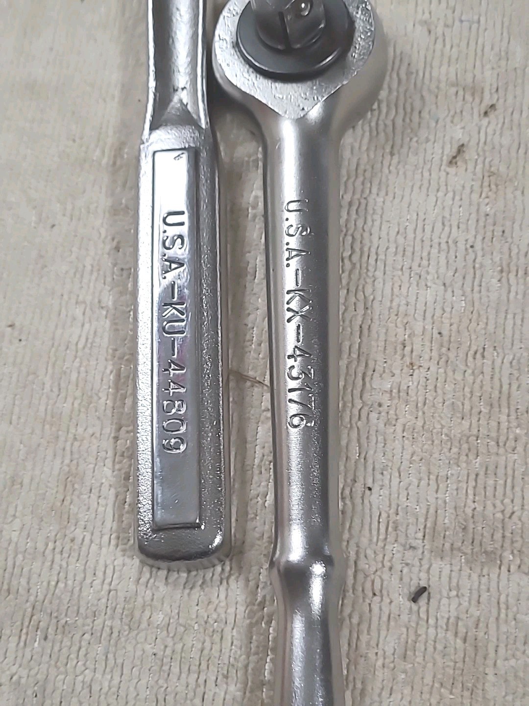 Craftsman 44808 & 43176 1/2» Drive Ratchets Made In USA Vintage Tools