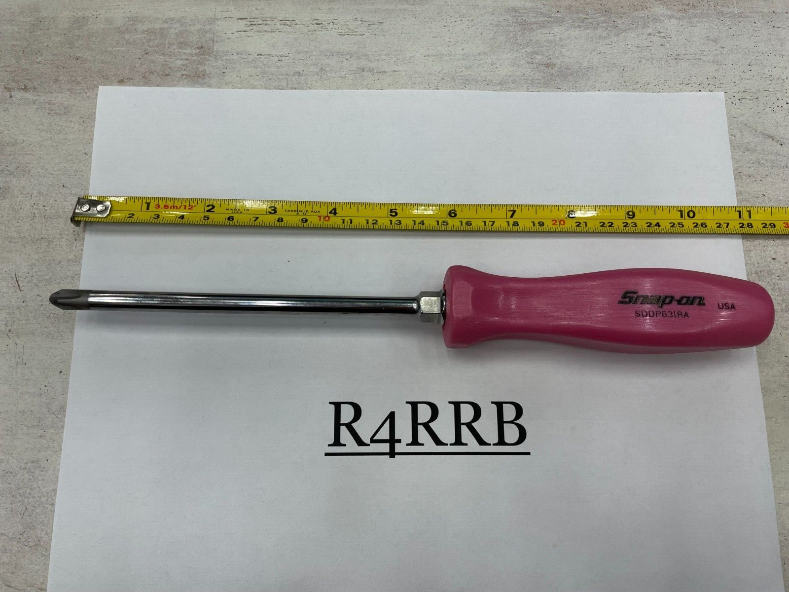 Snap-on Tools USA NEW PEARL PINK Hard Handle #3 Phillips Screwdriver SDDP63IRAPP