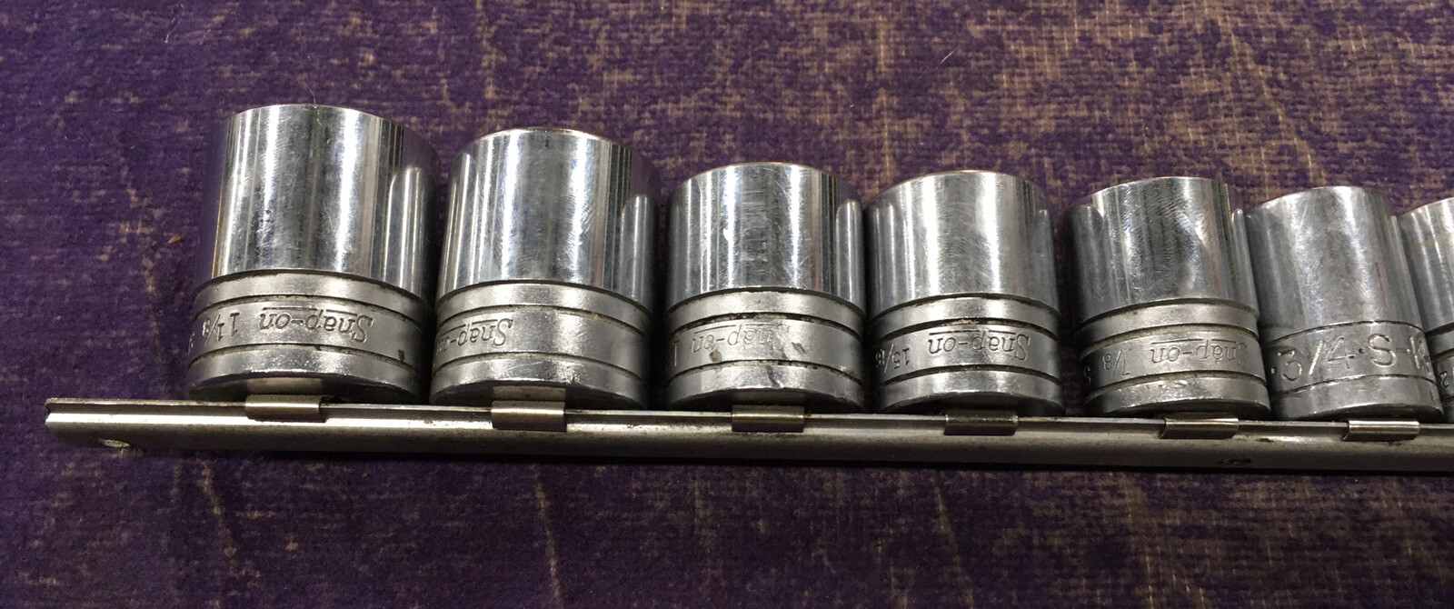 MIXED! 12-Piece Snap-on 1/2″ Drive 12-Point SAE Socket Set 7/16″ to 1-1/8″