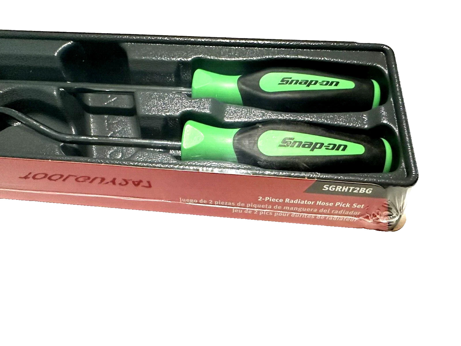 SNAP ON TOOLS USA SGRHT2BG 2pc Radiator Hose Pick Set Green New Sealed Free Ship