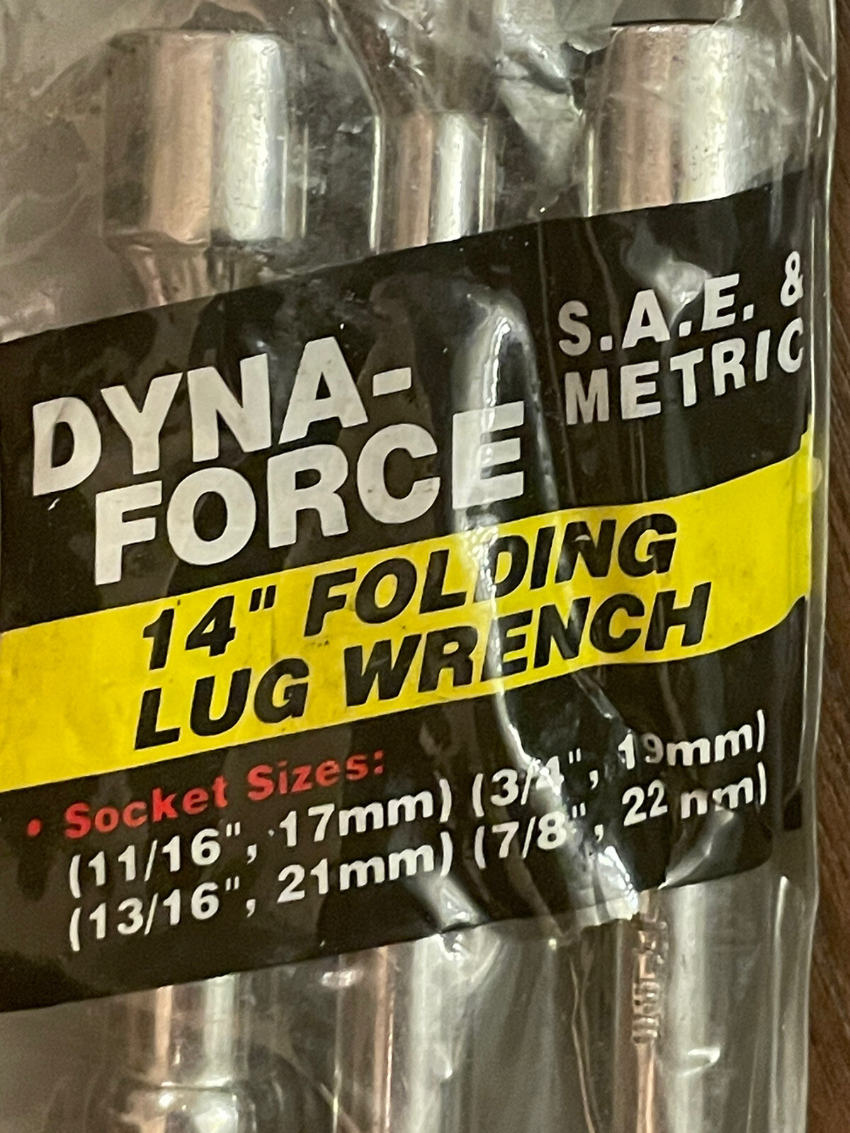 Shop Craft #83399 Dyna- Force 14″ Heavy Duty Folding Lug Wrench