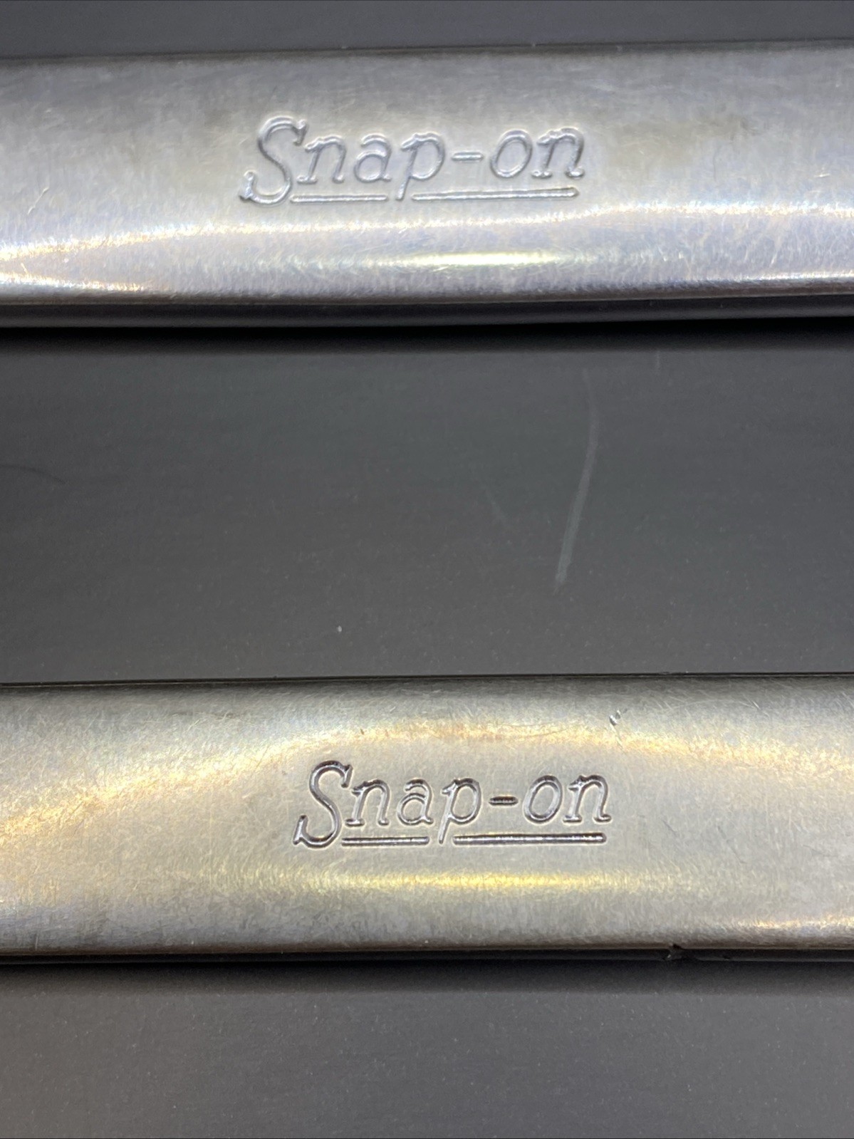 Snap-on Tools OEX160-240 12 Point SAE Short Combination Wrench Chrome USA NICE!