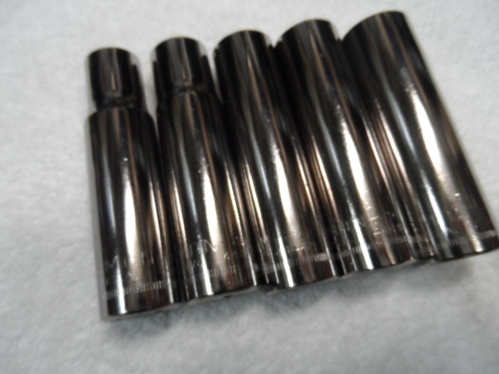 Craftsman 1/2″ Drive Metric MM Deep Socket Set 12pt, NOS USA 5 pcs
