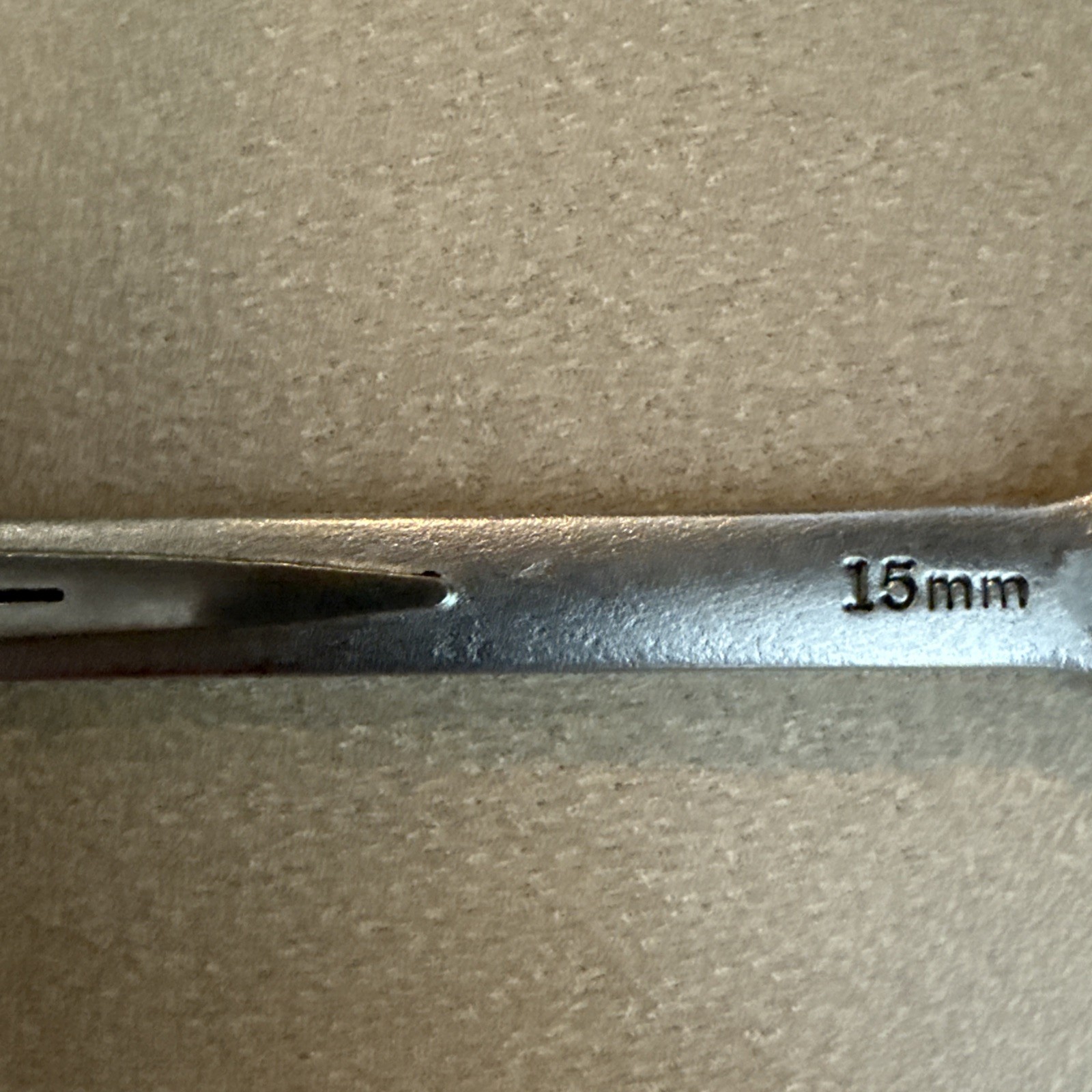 NAPA NDM55 15mm 12 Point SAE Chrome Combination Wrench USA