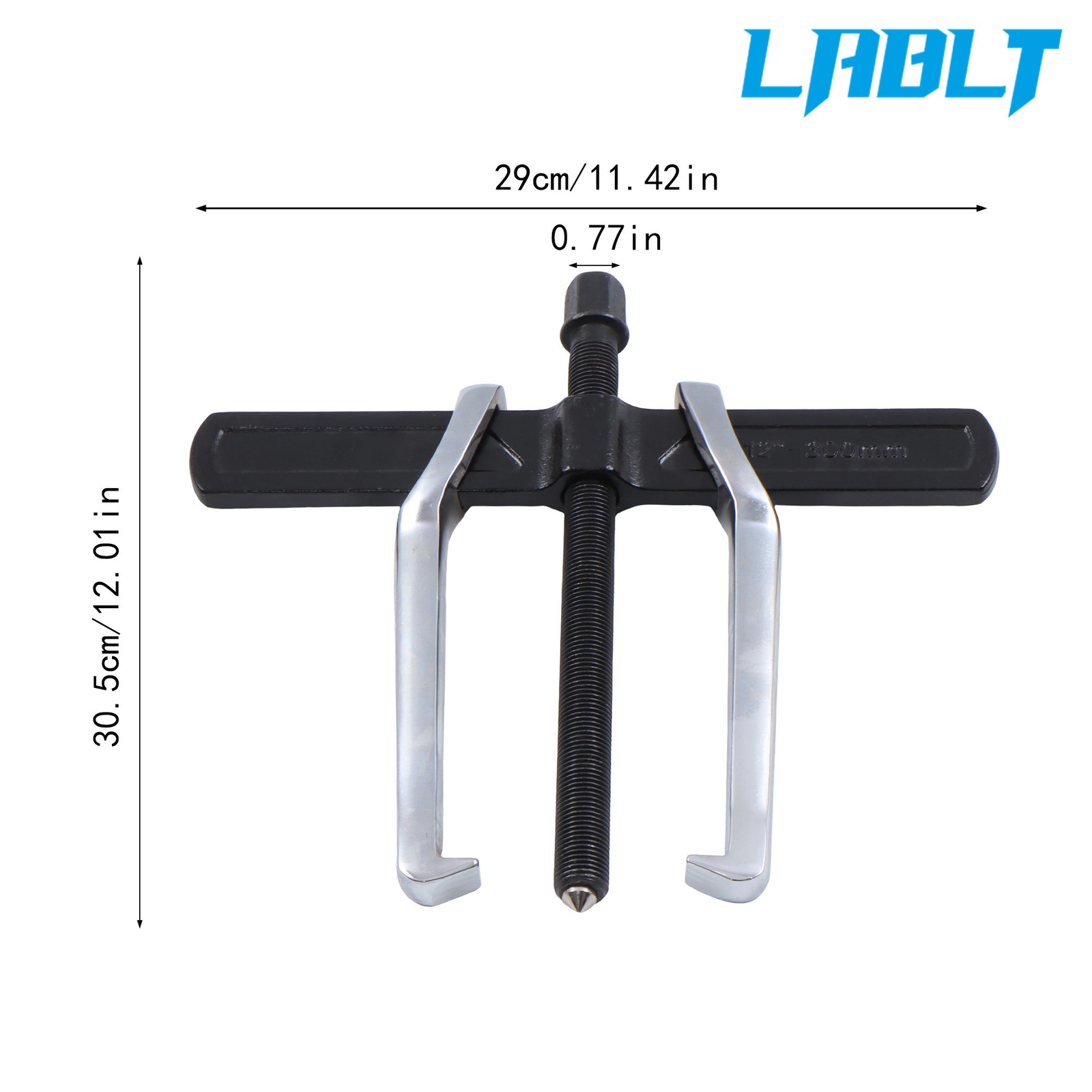 12 Inch 2-Jaw Gear Puller, for Removal of Pulleys Flywheels Bearings & Gears
