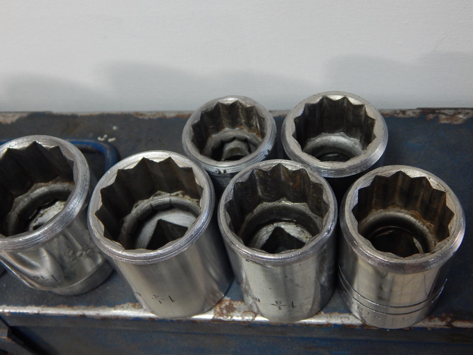 P&C PROTO PLUMB Socket Set 3/4″ Dr. 12pt. Ratchet Metal Box breaker 16pc.
