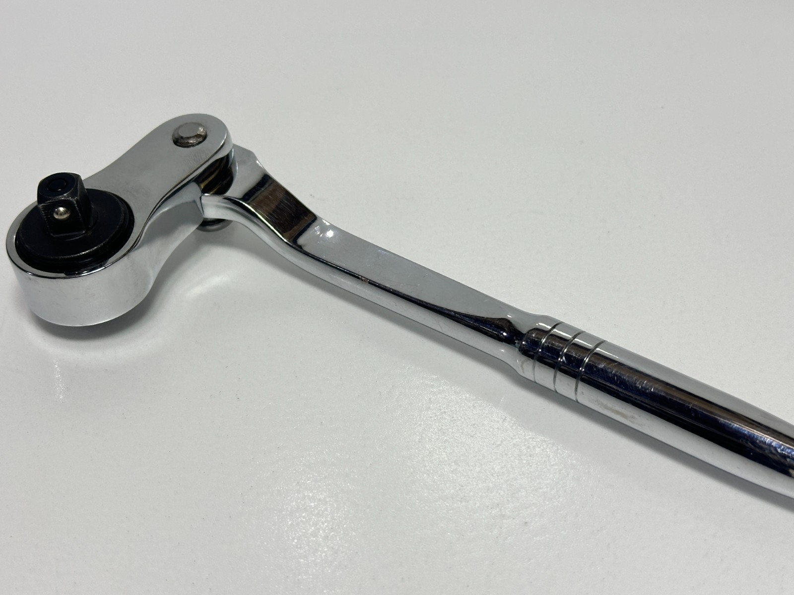 Blackhawk USA 34950X (Rare) Indexing 3/8 Drive Ratchet Chrome Finish Push Button