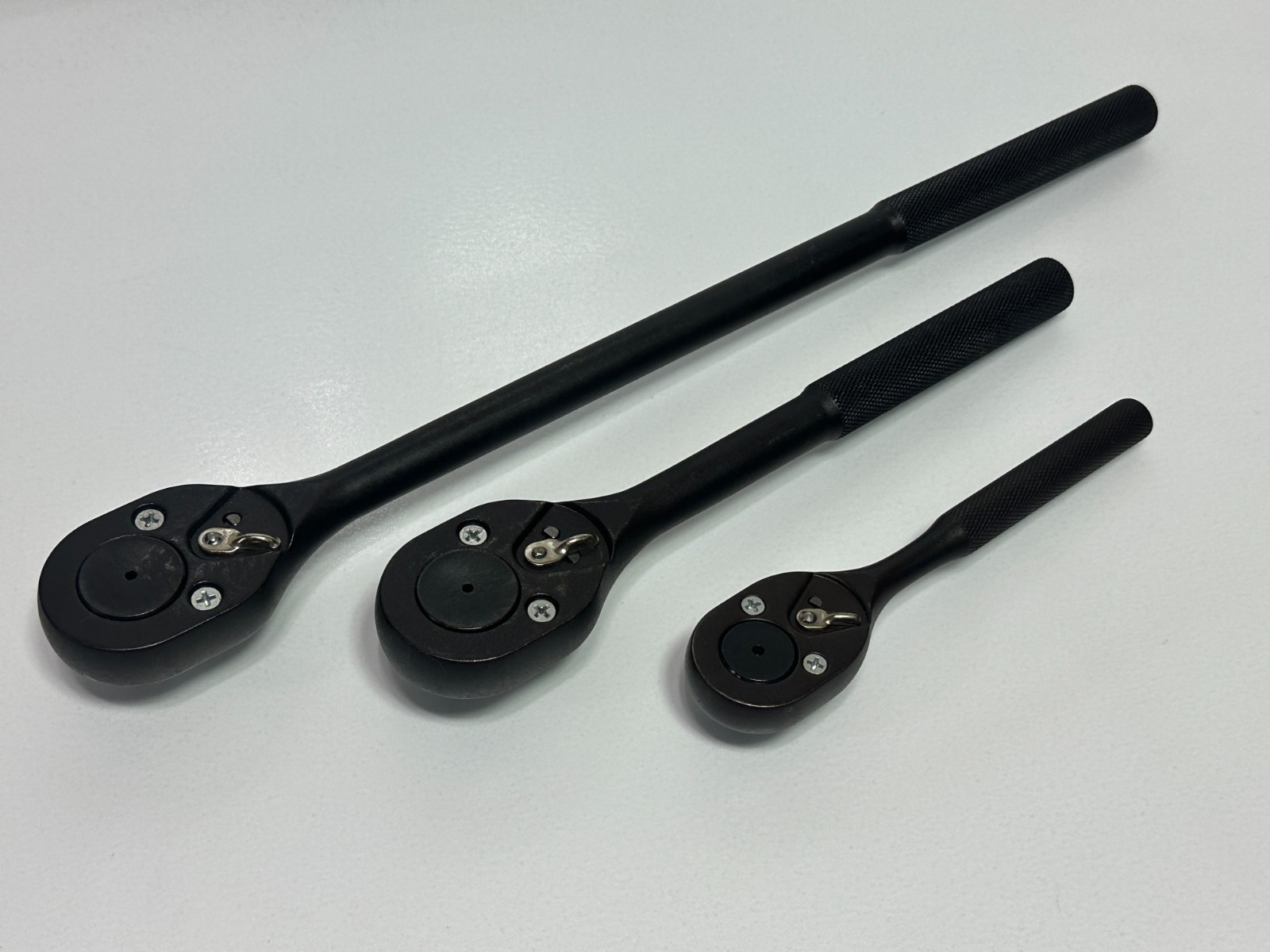 NEW Proto Tools USA 3pc Black Industrial Finish Ratchet Set, 3/8″ & 1/2″ Drive