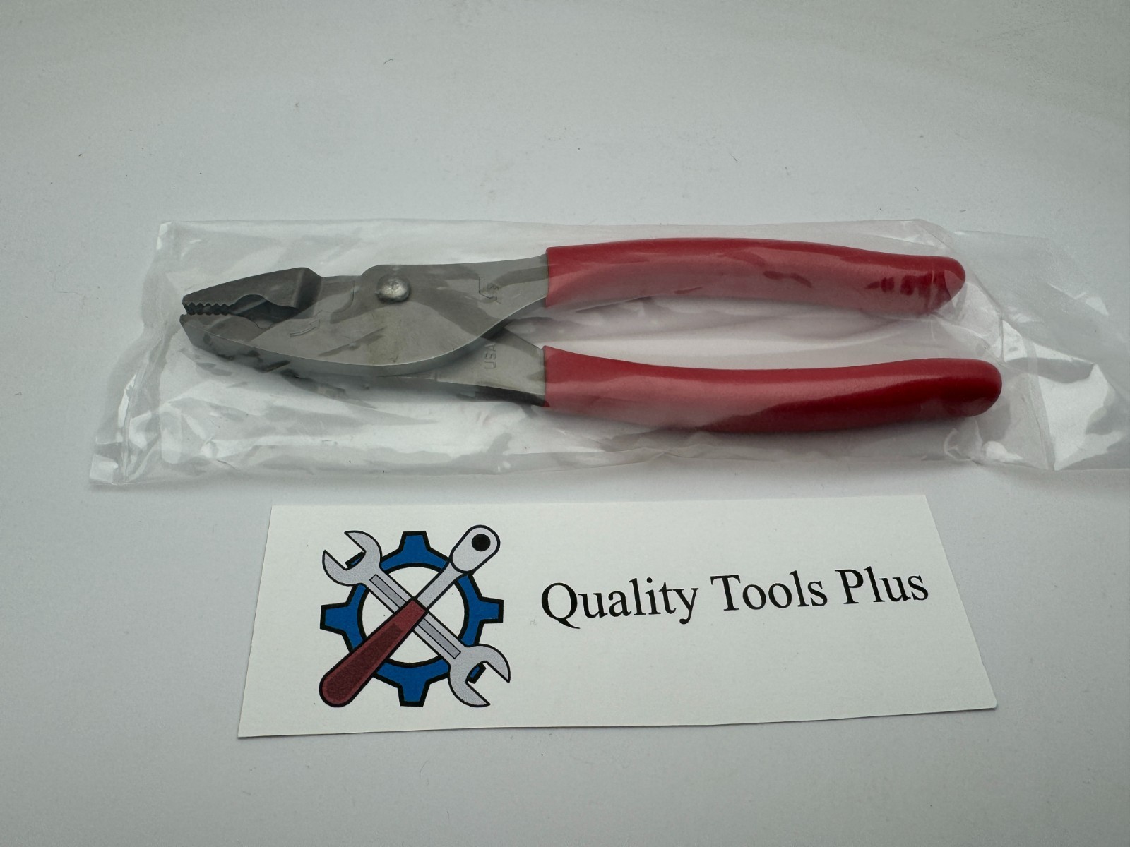 Snap-On Tools NEW HJ47ACF 8″ Talon Grip Flank Jaw Slip-Joint Pliers Red