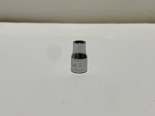 Snap-ON TMM6 1/4″ Drive 6-Point Metric 6 mm Flank Drive® Shallow Socket