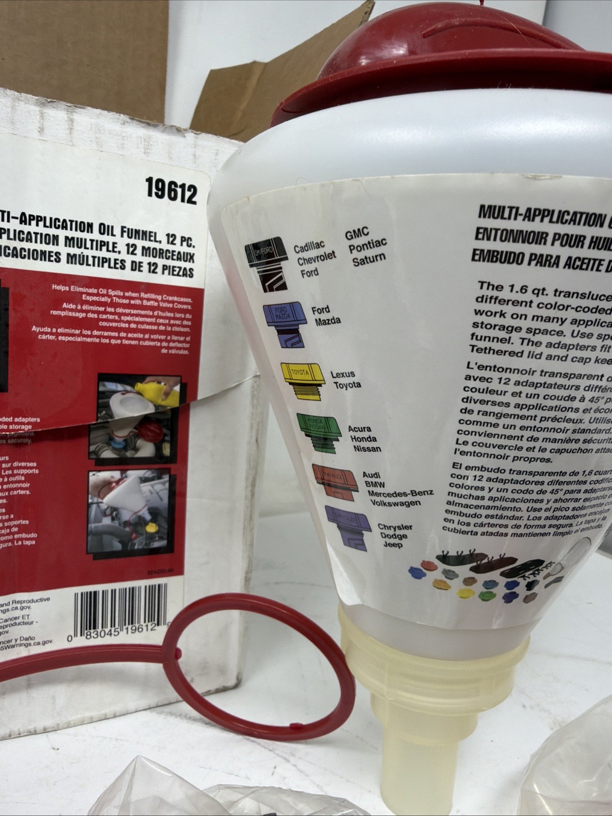 Lisle Multi-Application Oil Funnel, 12 PC. – Part # 19612