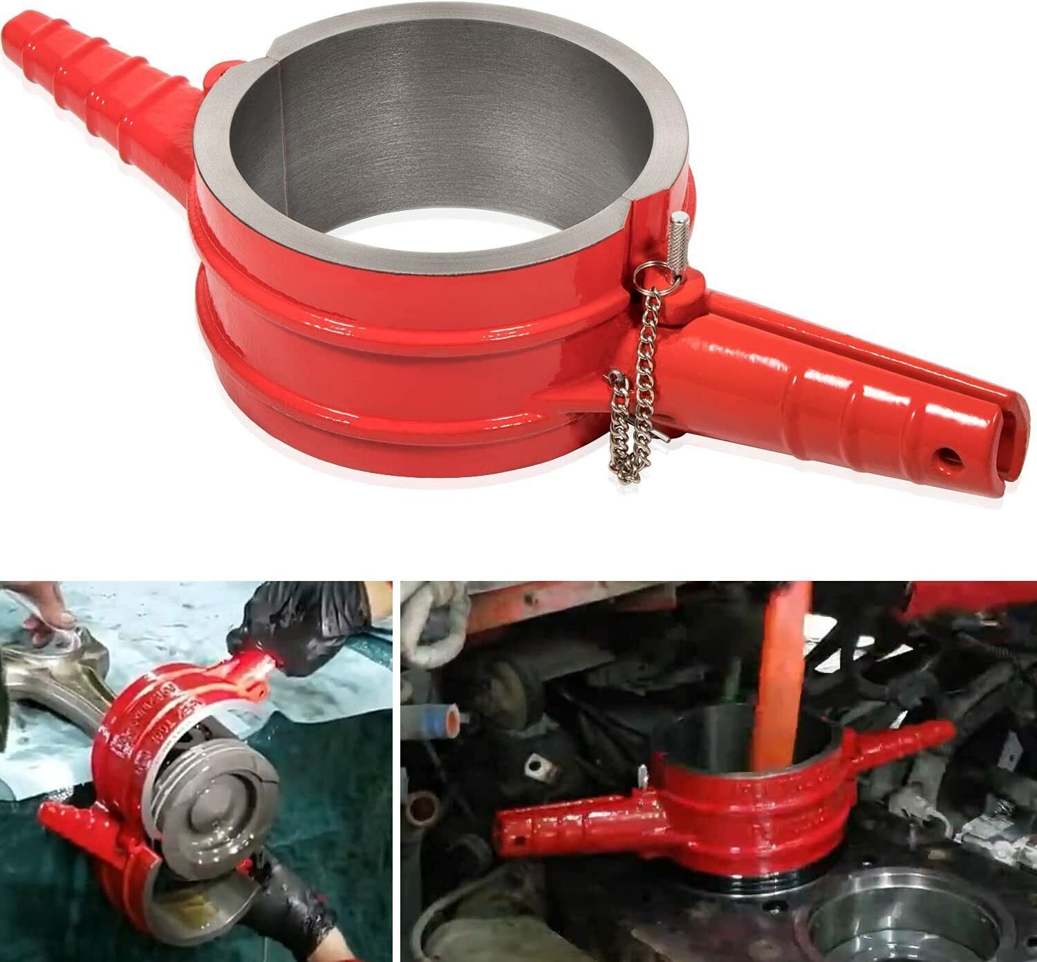 7040 Piston Ring Compressor Tool Fits CAT Cummins Diesel ISX 3400 C-15 5.40»