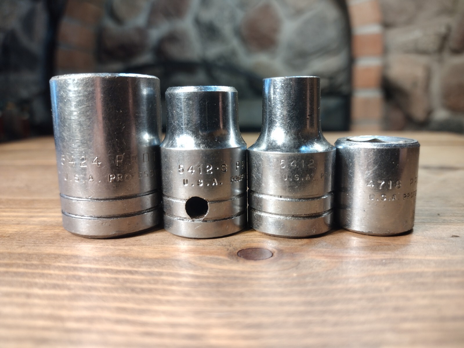 Proto Professional 3/4″ large socket lot of 9 Various BIG Sizes 1-2 inches PICS