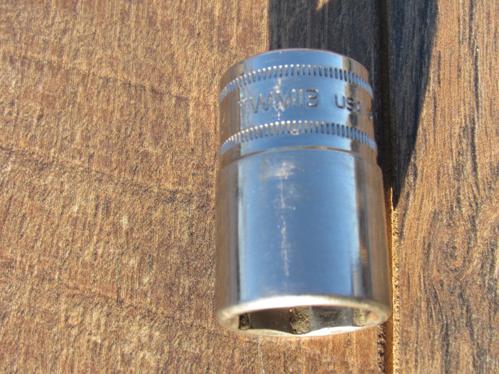 SNAP ON TWM18 18MM 1/2″ DRIVE METRIC 6 POINT CHROME SHALLOW SOCKET TWM 18 18 MM