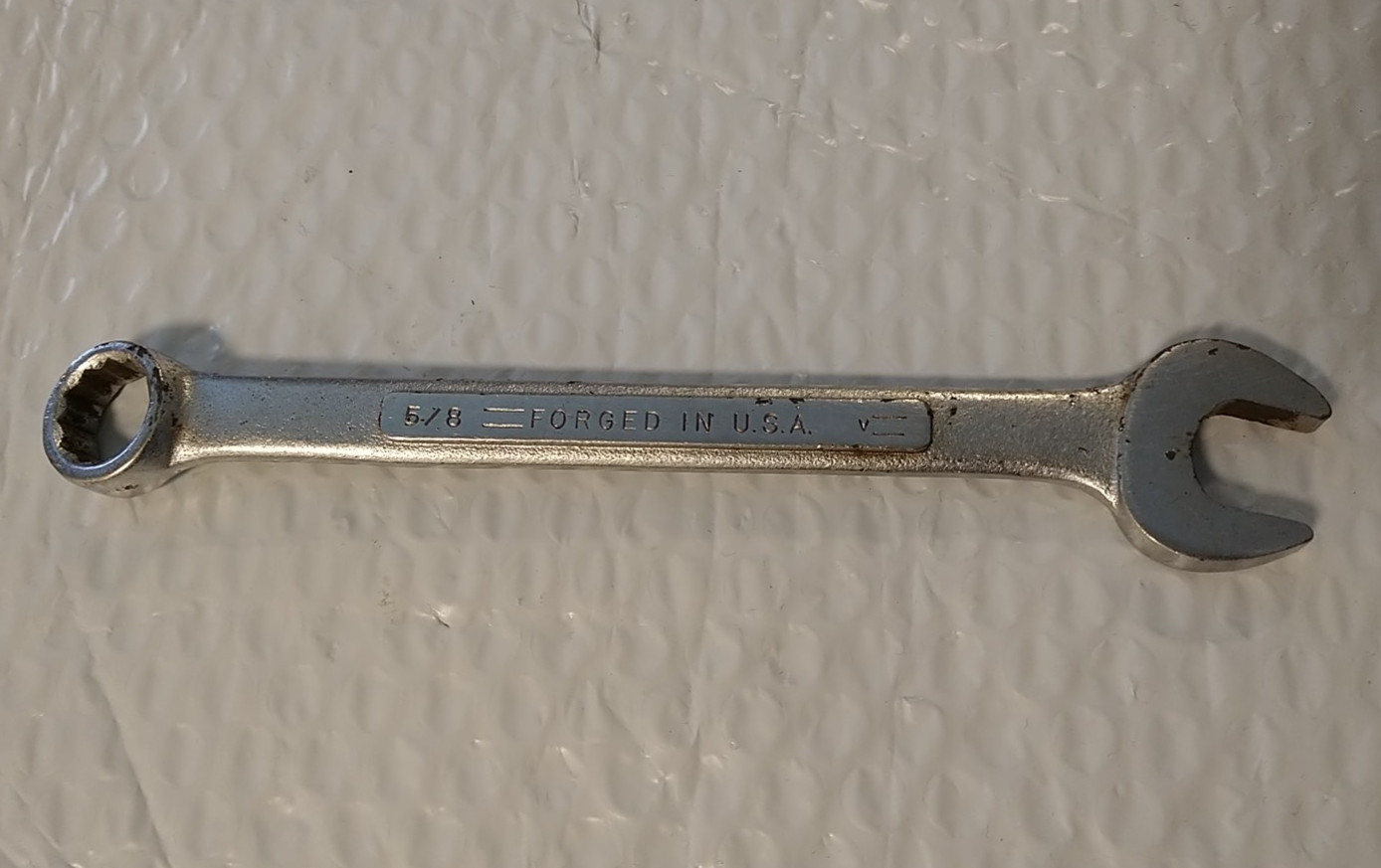 CRAFTSMAN TOOLS USA V, 5/8″ COMBINATION WRENCH, 7.75″ LONG, 12 POINT.