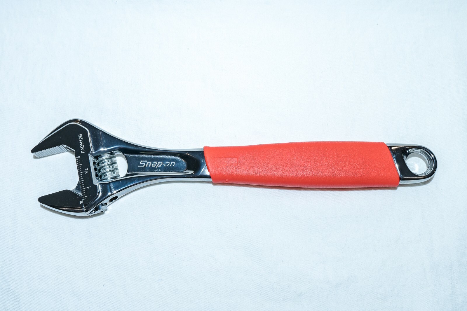 Snap-on 12″ inch Flank Drive Plus Adjustable Wrench FADH12B Red