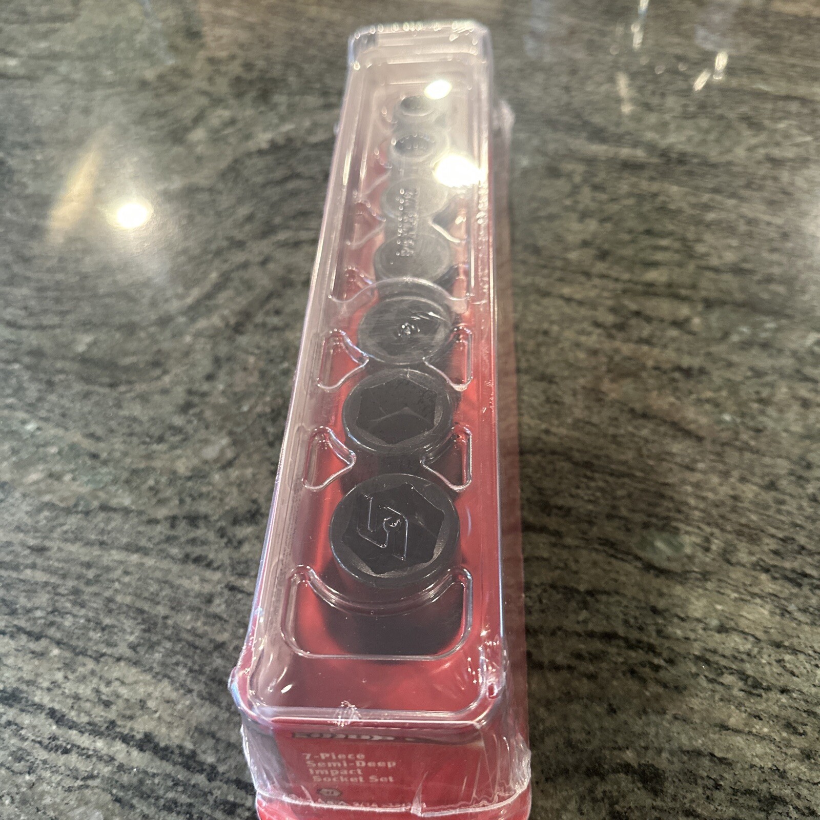 Snap On 307ims 7 pc 1/2” drive semi deep impact socket set sealed 9/16-15/16