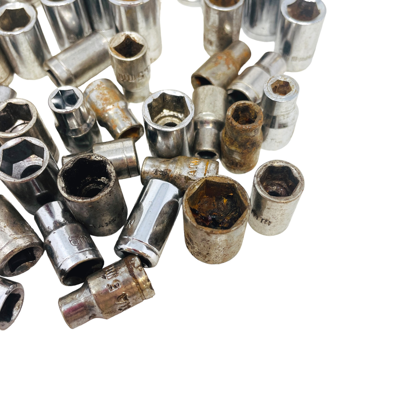 50 Pcs Task Force, Husky and Assorted 5mm, 6mm, 7mm, 8mm, Socket Set