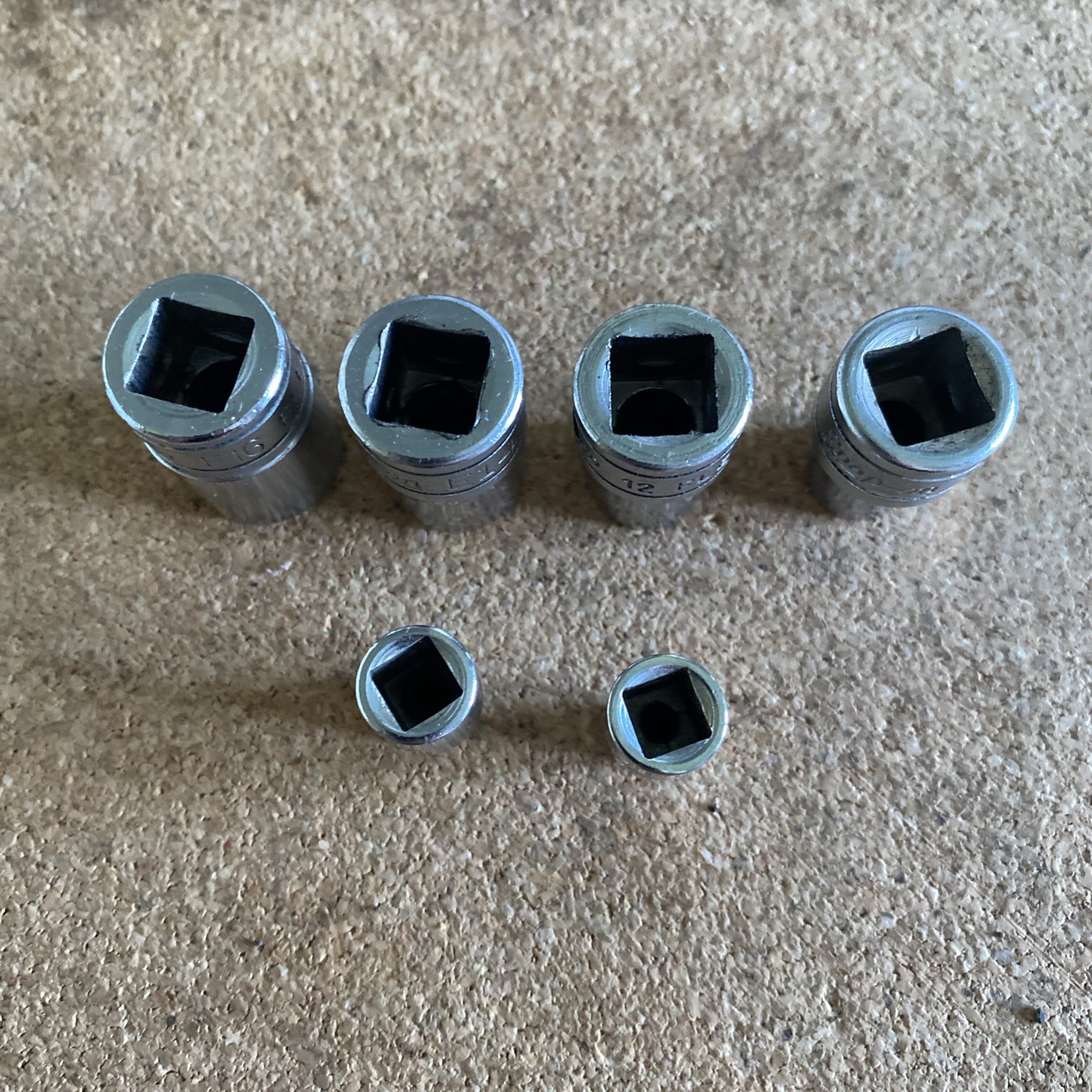Snap On FLE/TLE Female Torx Bit Bundle – 16-14-12-10-6-5 Mm – 6 Pcs Metric