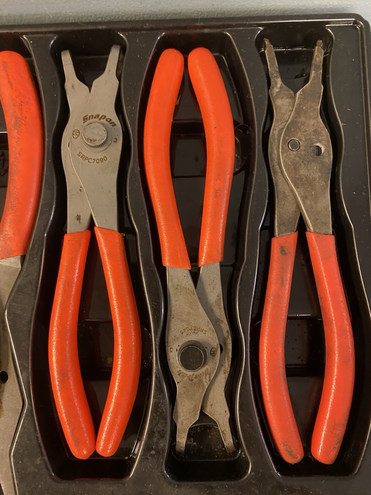 Snap On 7Pc Snap Ring Pliers Set SRPCR107