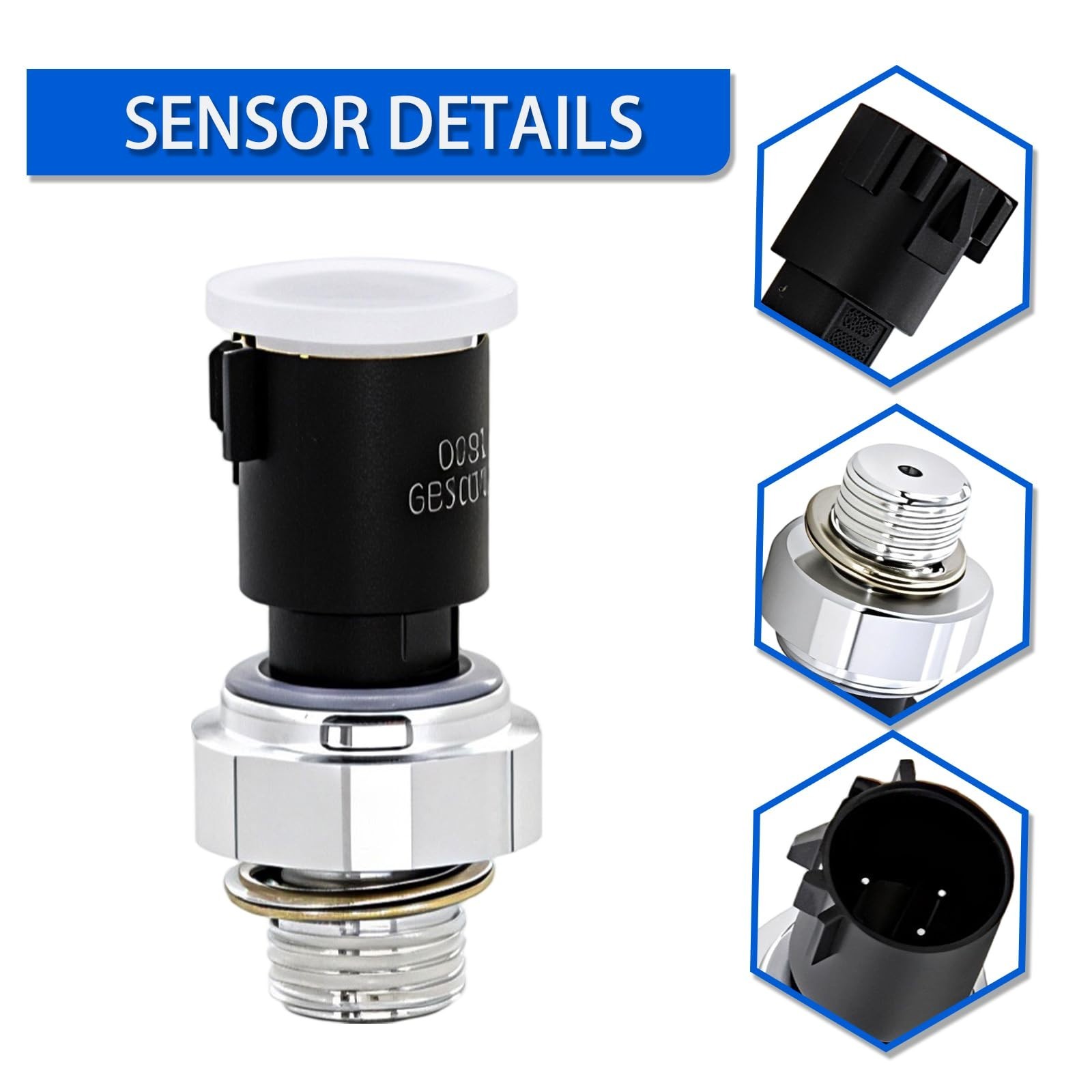 Oil Pressure Sensor & Socket for Chevy Silverado, GMC Sierra, Tahoe, Express – R