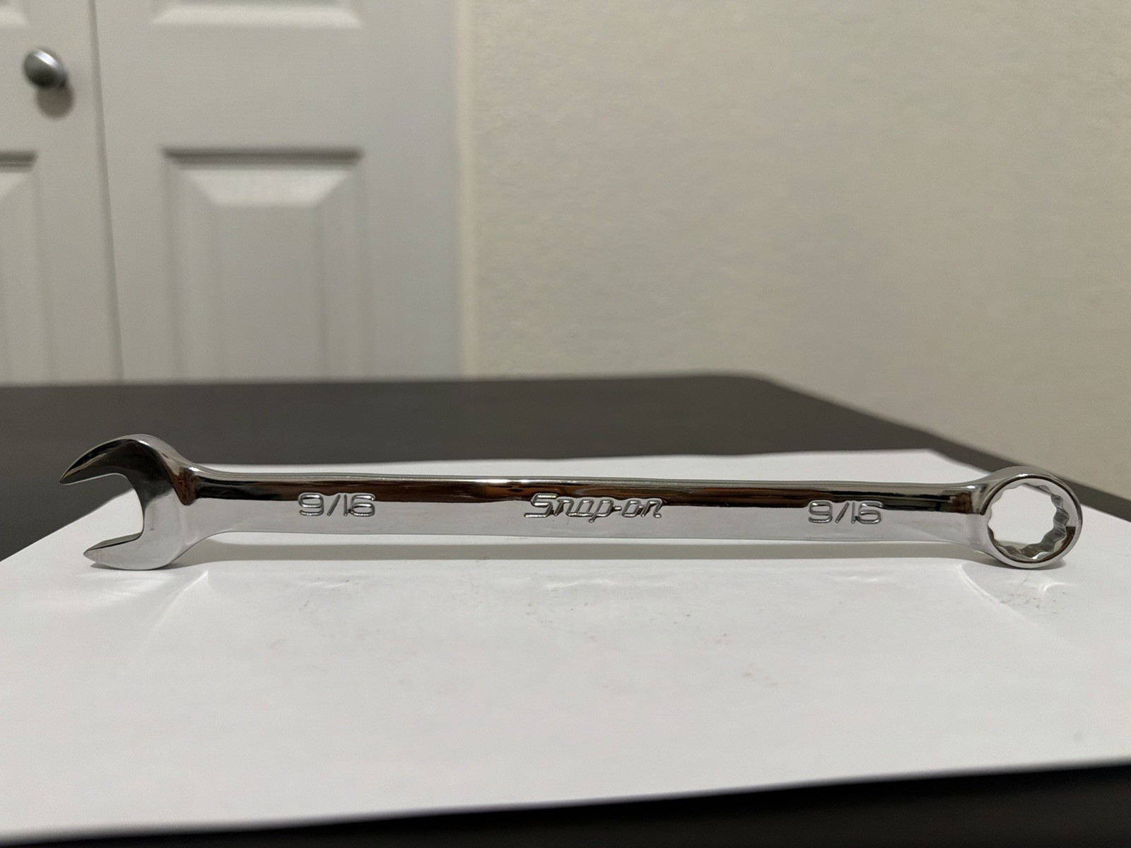 Snap-On Tools USA 12 Point SAE Size 9/16″ Flank Drive Combination Wrench OEX18B