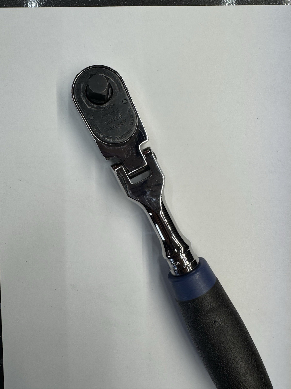 *Brand New* Snap On 3/8 Drive Cynergy Flex Head Ratchet Power Blue FHF100MB