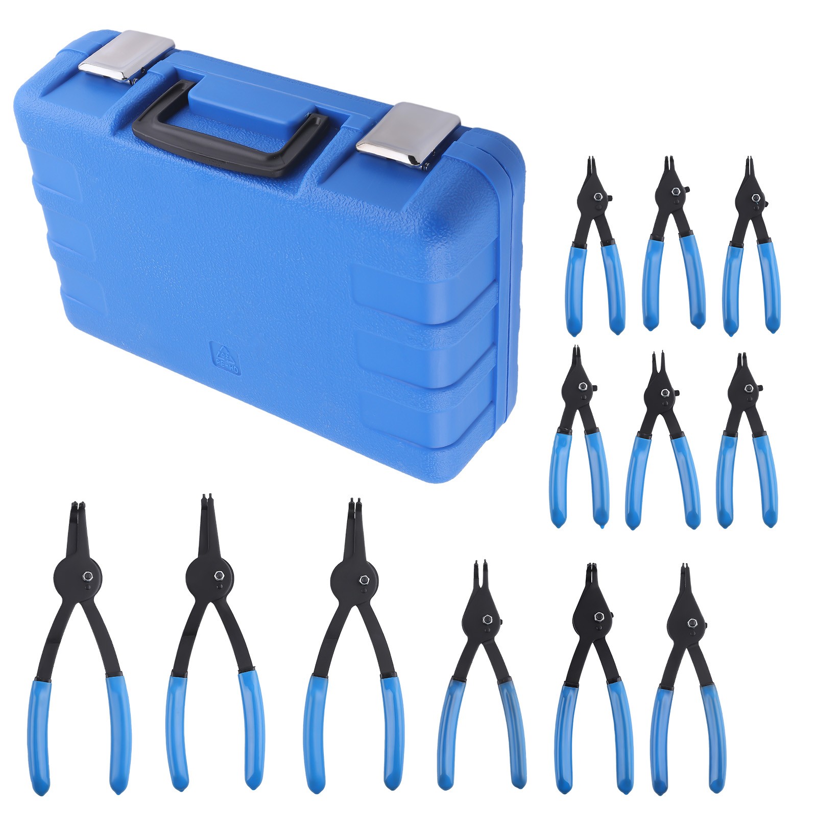 12X Versatile Retaining Snap Ring Pliers Heavy Duty Fixed Tip Combination QME