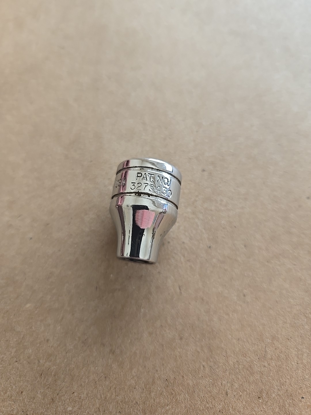 Snap On 3/8″ Drive 1/4″ 6PT SAE Shallow Chrome Socket FS081