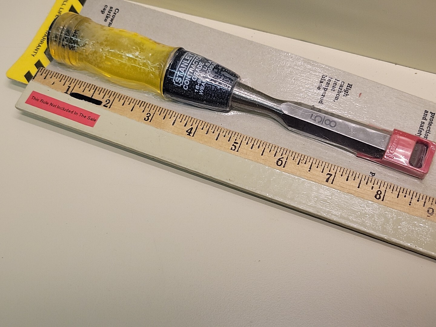 Stanley 5/8″ Wood Chisel Contractor Grade 16-906 New Old Stock USA
