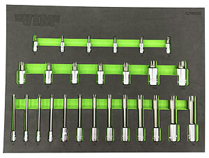 Vim Tools XZNMS26 26 Piece Master XZN Triple Square Socket Set Brand New!